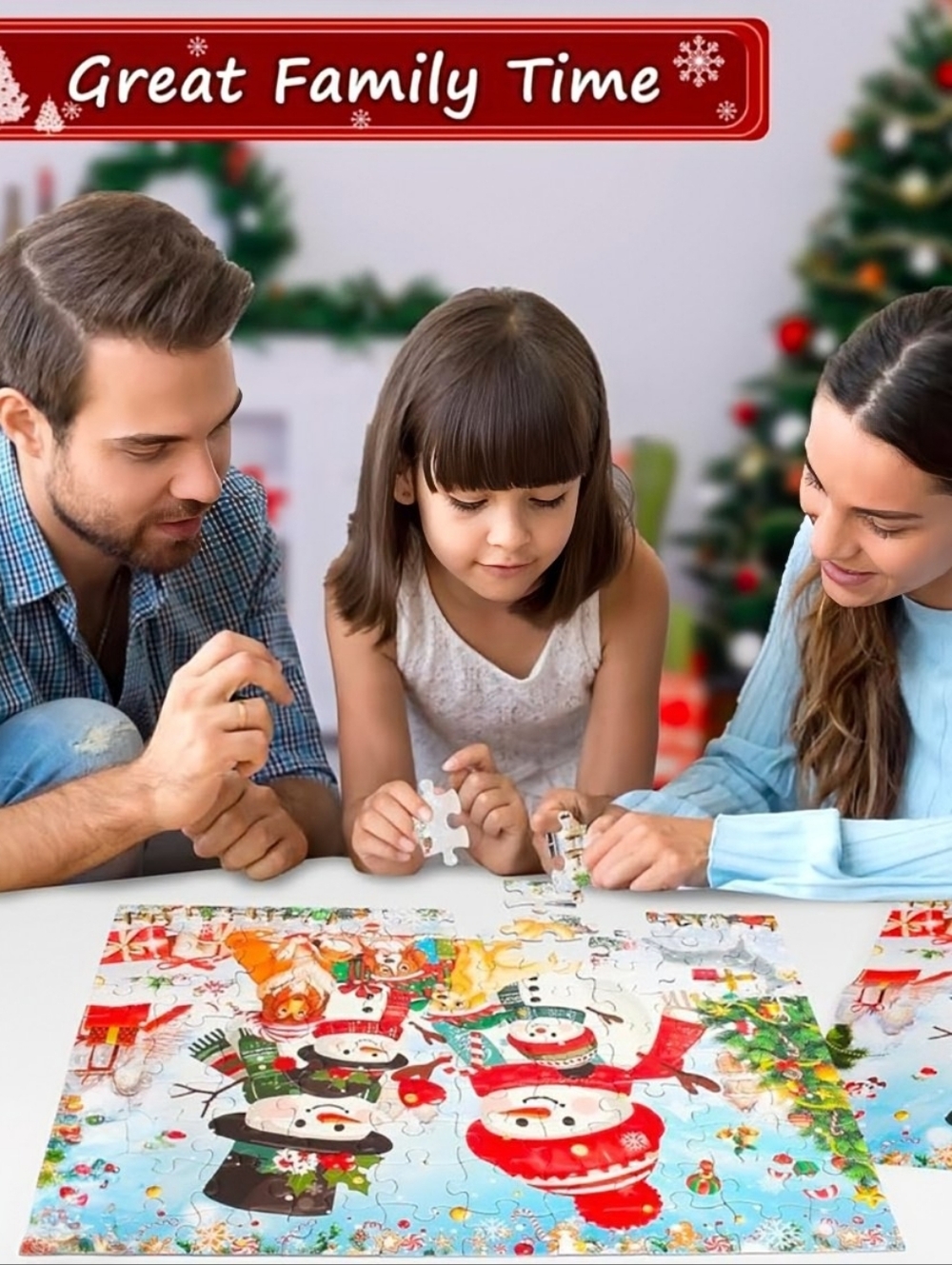BUNDLE 3 Christmas Holiday Jigsaw Puzzle 1000 PC Fireside Dog Cat London Streets - Picture 13 of 15